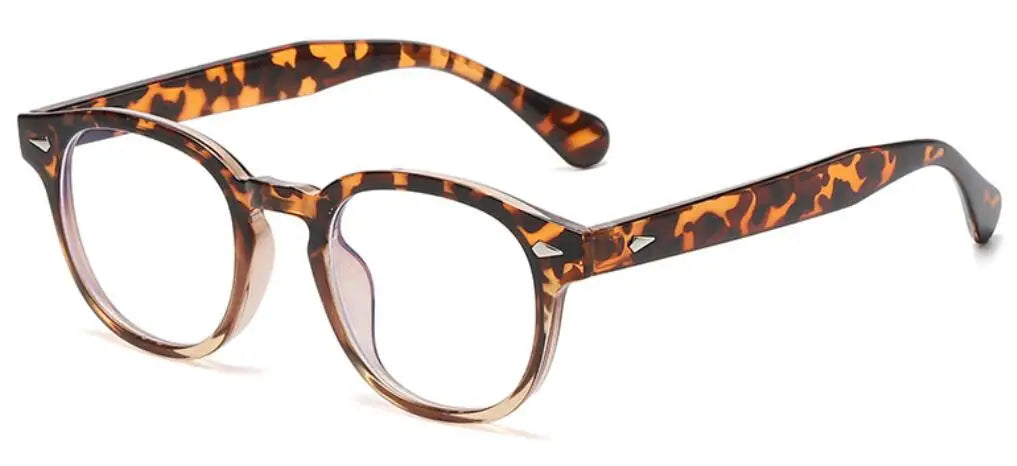 Ultralight Retro Round Frame Reading Glasses for Women