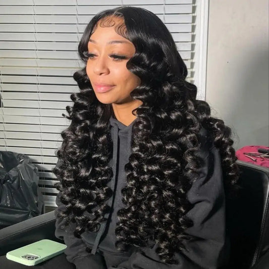 Loose Wave 13X6 Lace Frontal Water Wave 100% Human Hair Deep Wave Preplucked Wig 13X4 Curly Lace Front Brazilian Wigs For Women