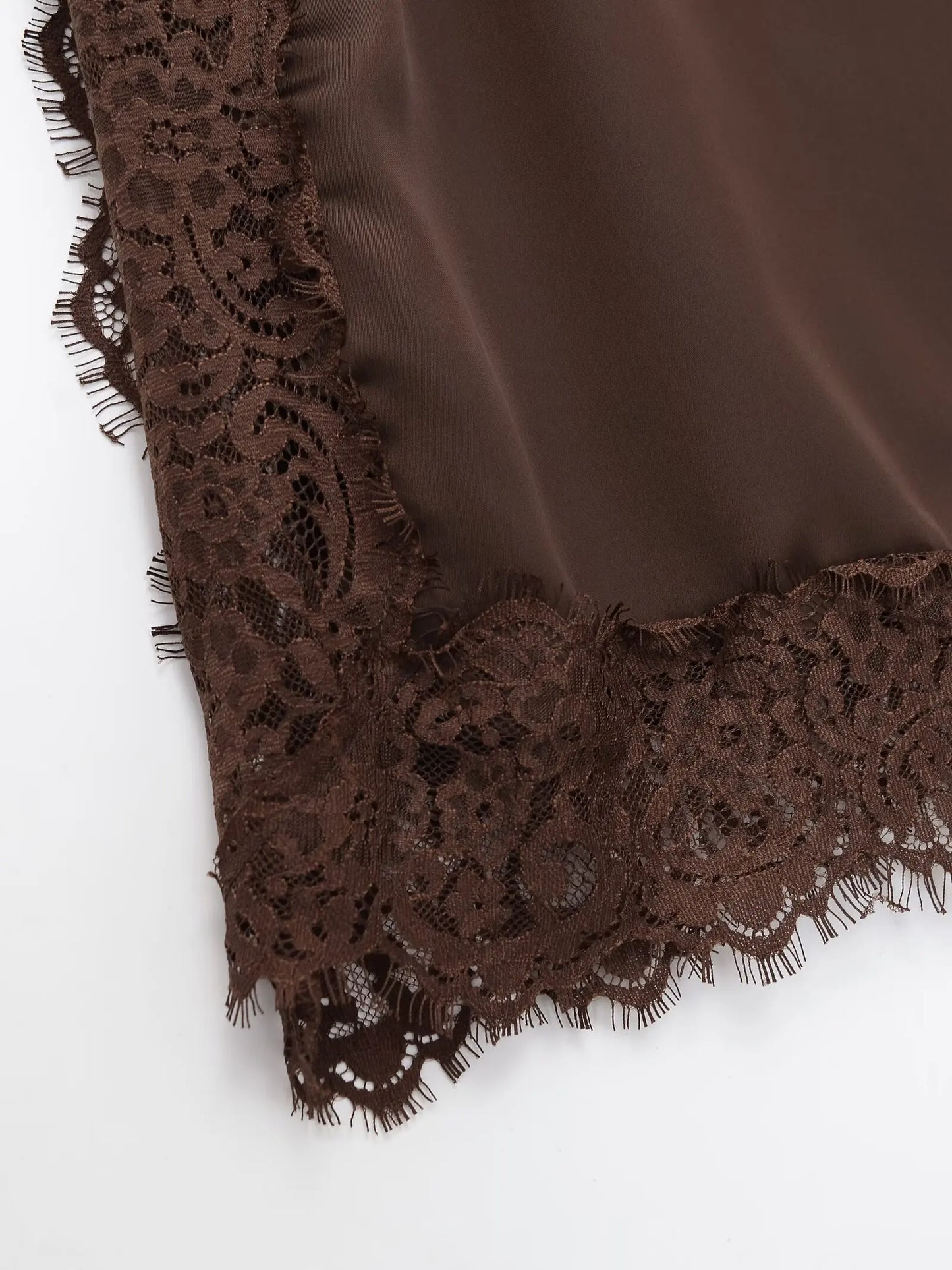 Slim Sling Backless Satin Lace Evening Camisole for Women