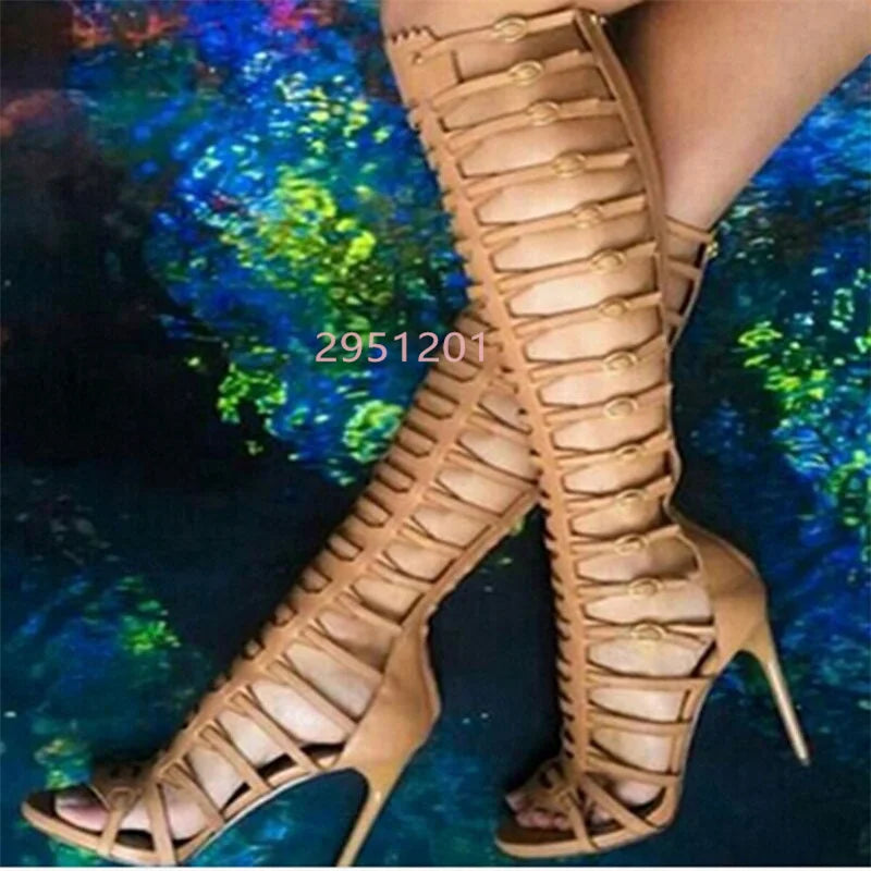 Square Toe Gladiator Boots