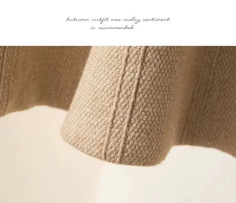Solid Color High Waist Elastic Knitted Mini Skirt For Women