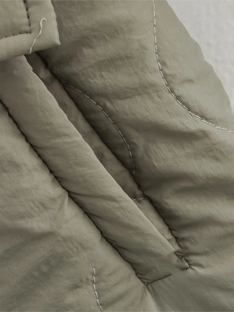 Winter Retro Spliced Casual Cotton Jacket for Women