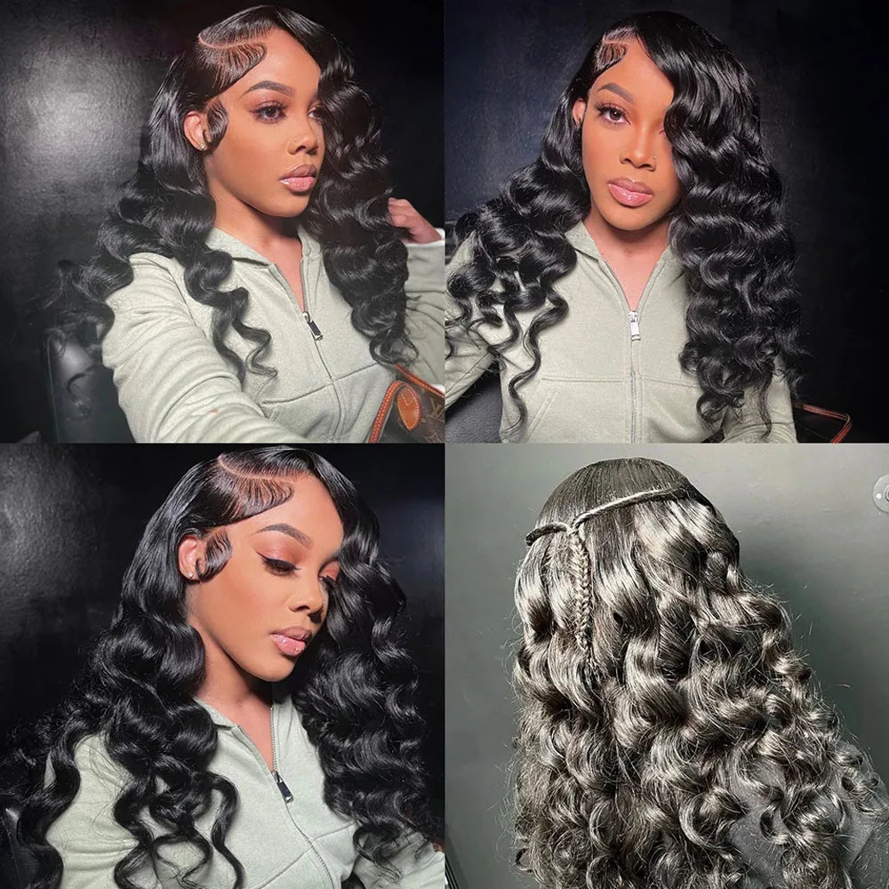 Long Loose Wave Lace Front Human Hair Wig for Women