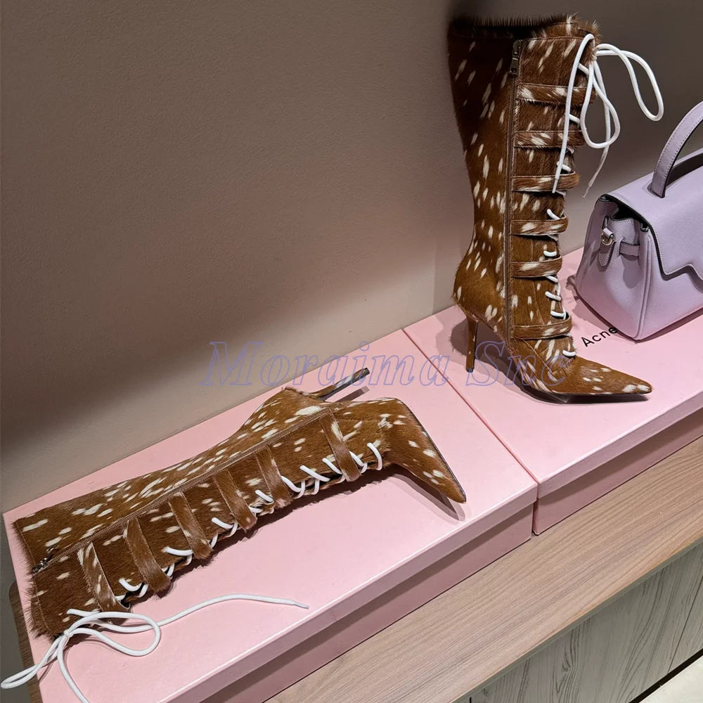 Pointed Toe High Heel Over The Knee Boots For Women