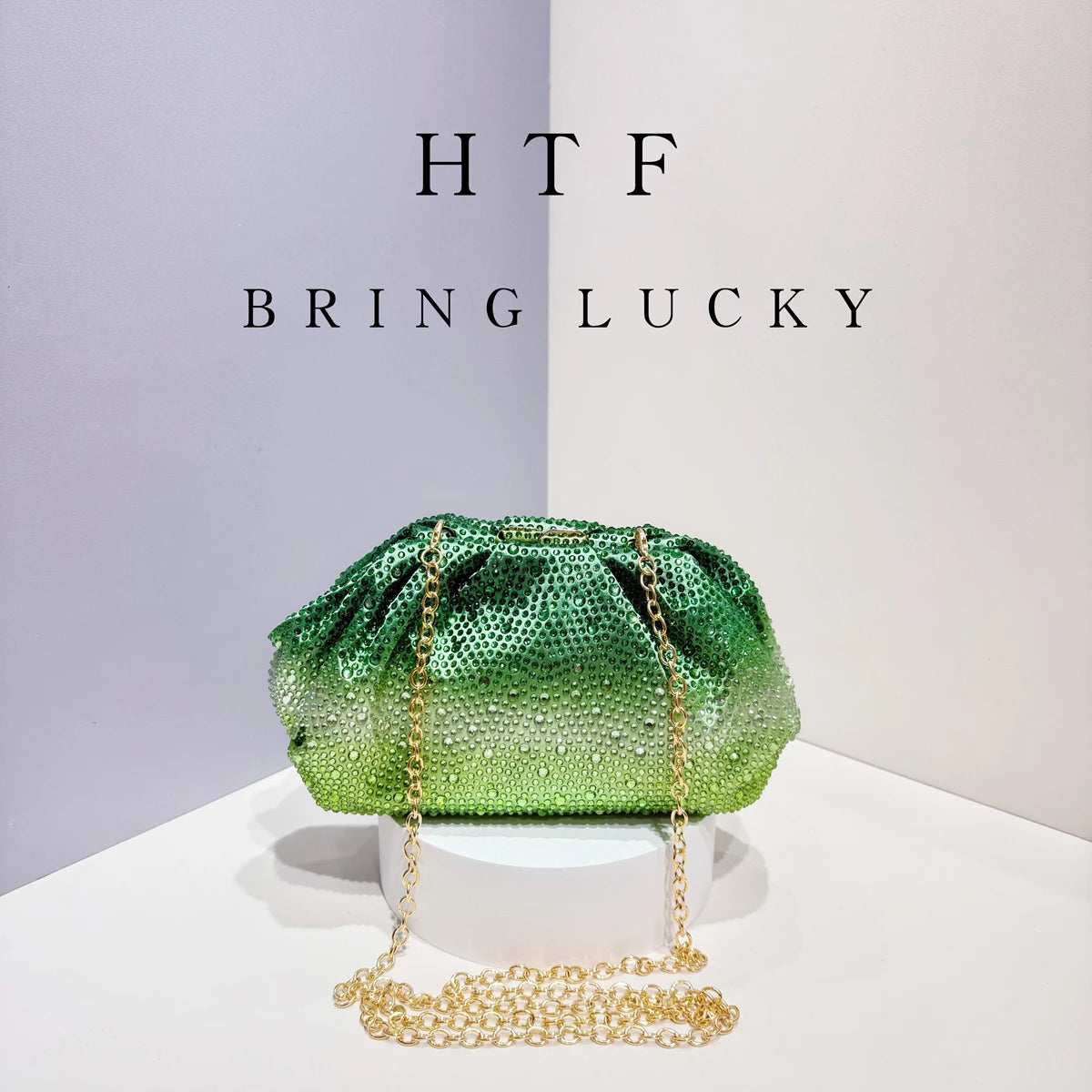 Sparkling Rhinestone Evening Clutch Shoulder Bag for Women