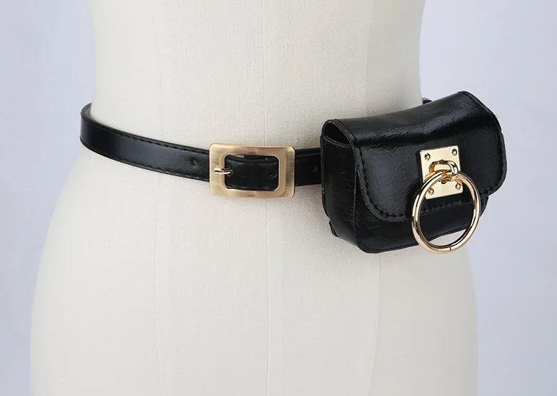 Minimalist Geometric Buckle Casual Belt for Women