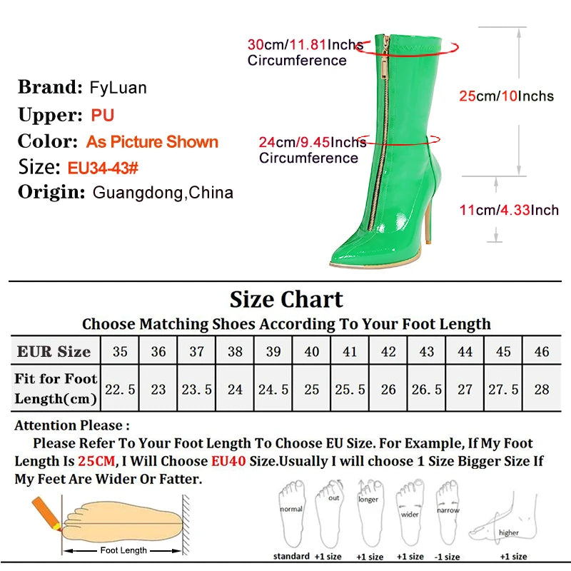 Classic Pointed Toe Boots