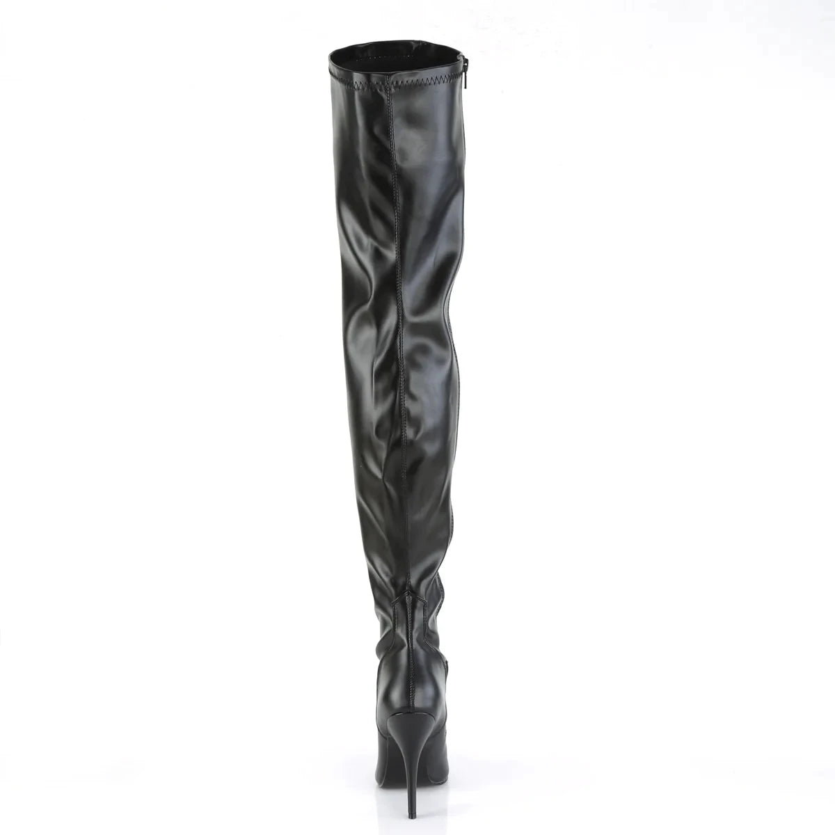 Plus Size Over-The-Knee Leather Stiletto Boots for Women