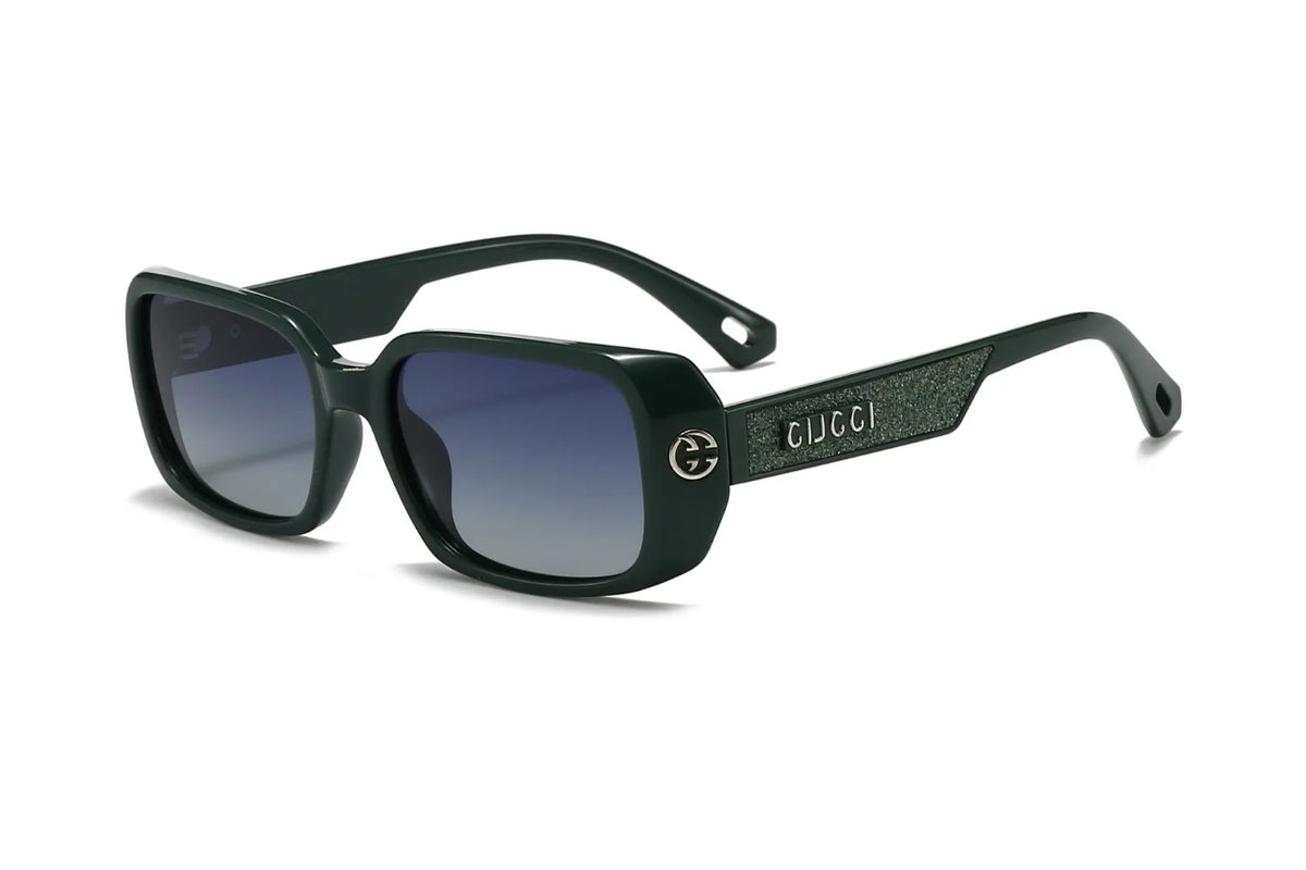 Patterned Square UV400 Sunglasses