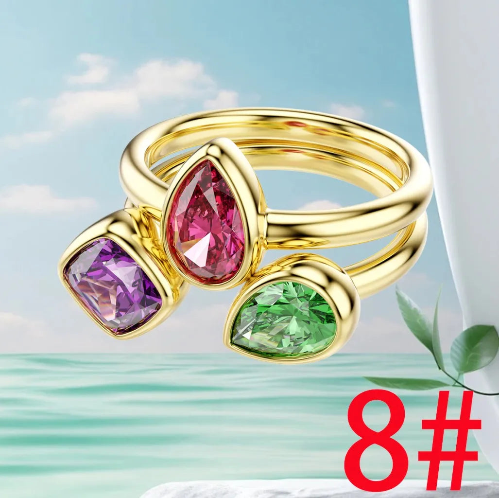 Mixed Cut Crystal Jewelry Set