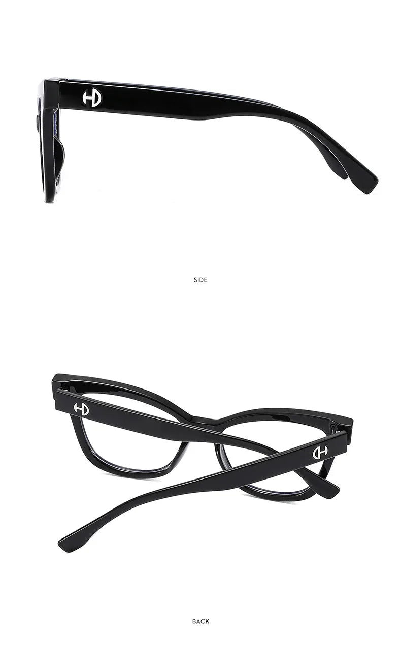 Vintage Blue Light Blocking Cat Eye Reading Glasses for Women