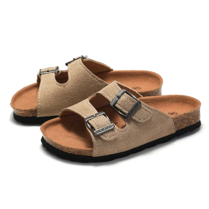 Lightweight Quick Dry Slip On Cork Sandals for Women