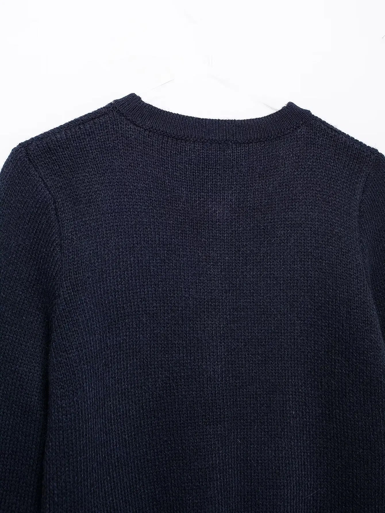 Winter Slim Knitted Cardigan with Button Details for Women
