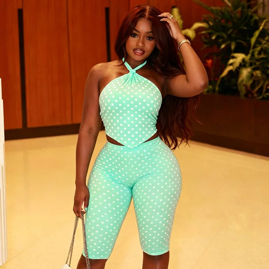 Polka Dot Two Piece Set