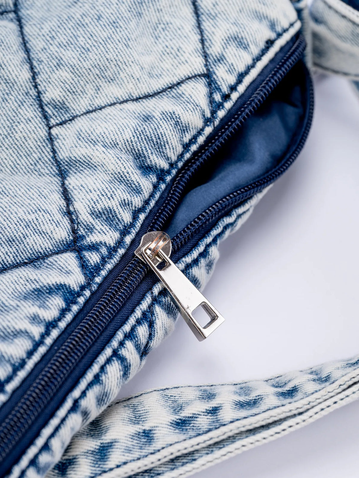 Vintage Denim Shoulder Bag Women's Large Capacity Messenger Bag Multi-pockets Satchel Bags Adjustable Strap Ladies Crossbody Bag