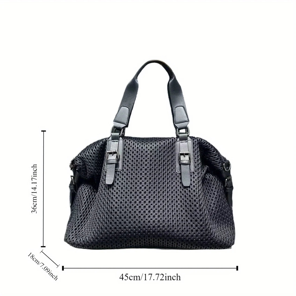 Large Waterproof Nylon Travel Shoulder Bag for Women