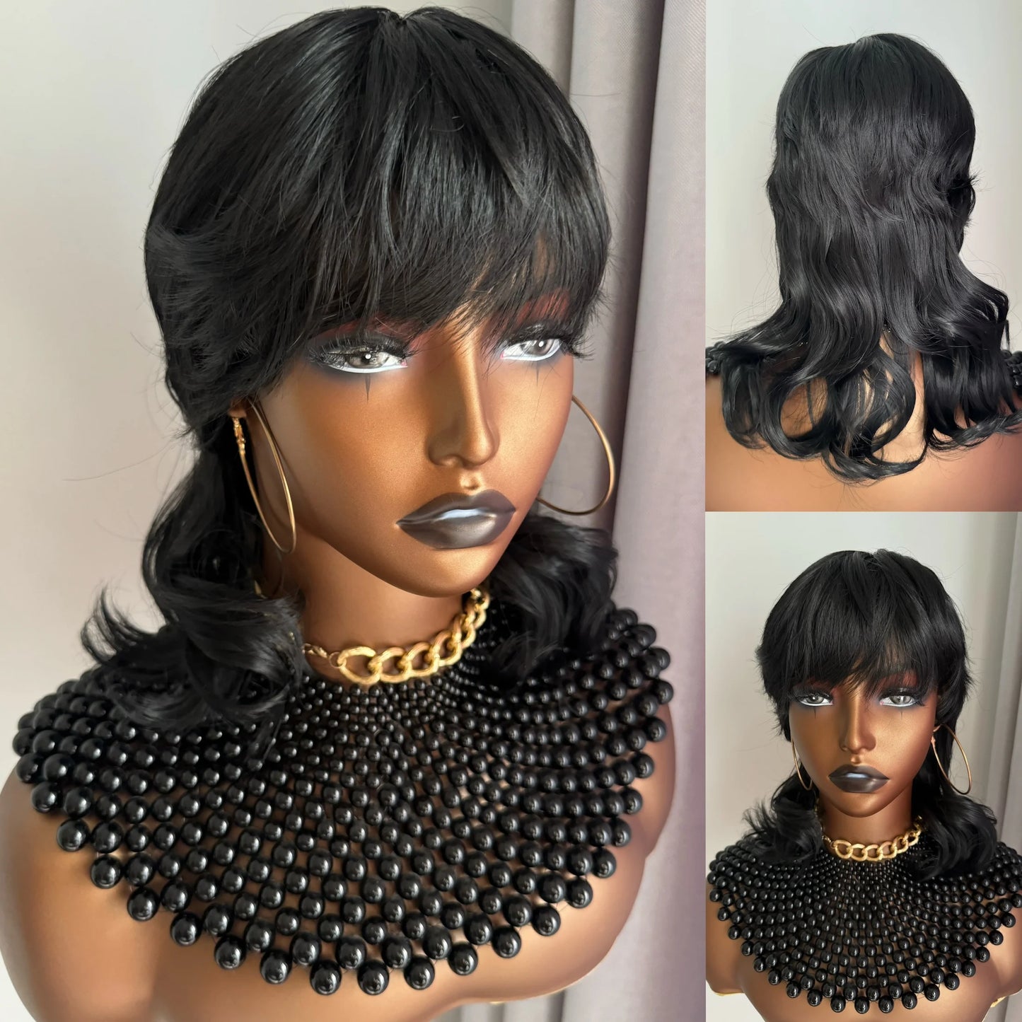 Premium Heat Resistant Synthetic Pixie Cut Wig for Women