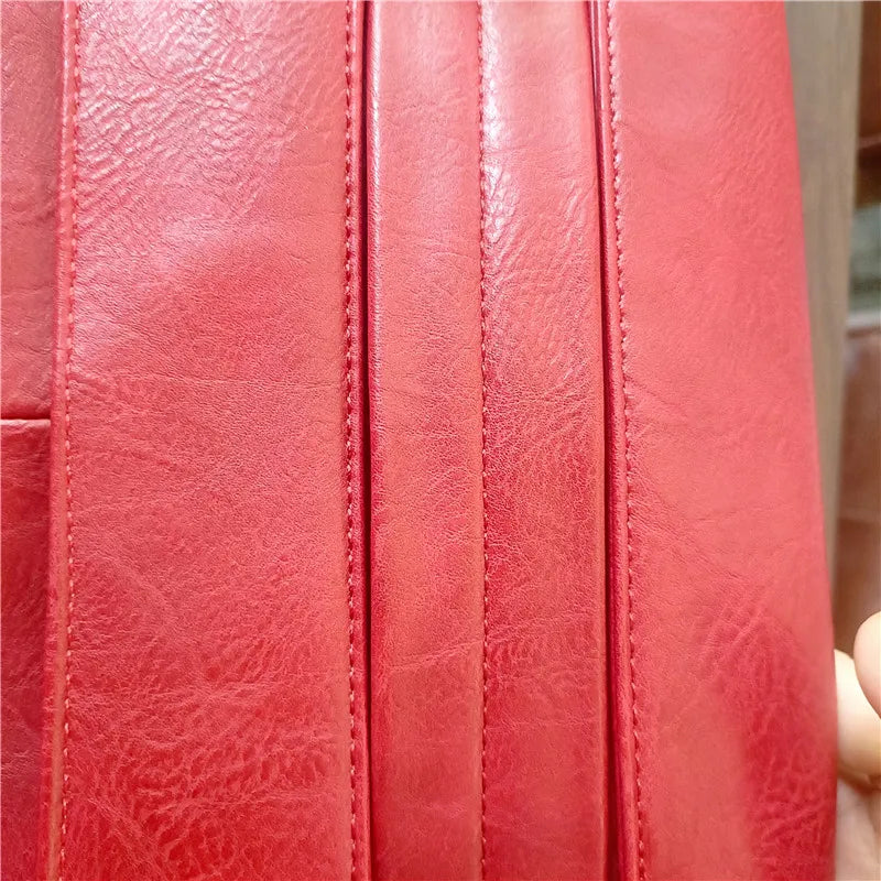 Elegant PU Leather Crossbody Envelope Clutch Bag for Women
