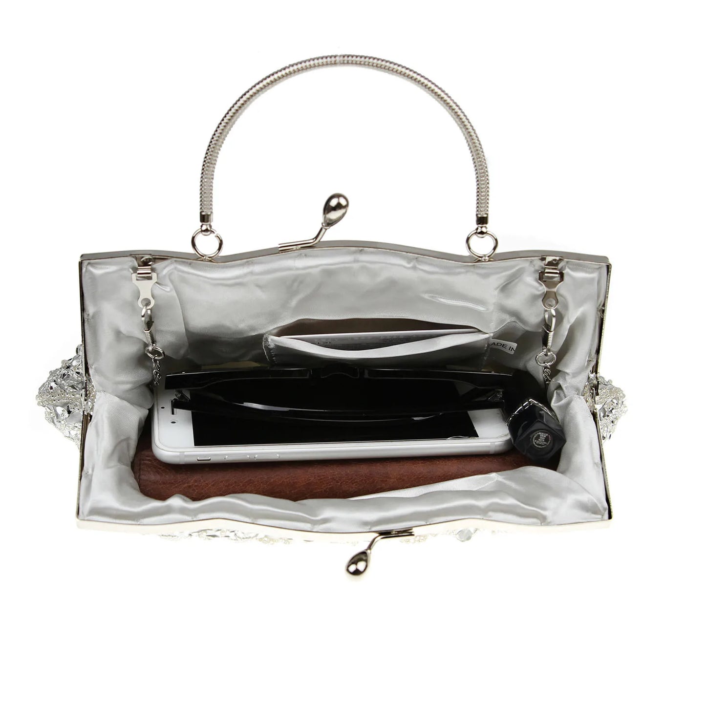 Retro Beaded Embroidered Evening Clutch Bag for Women