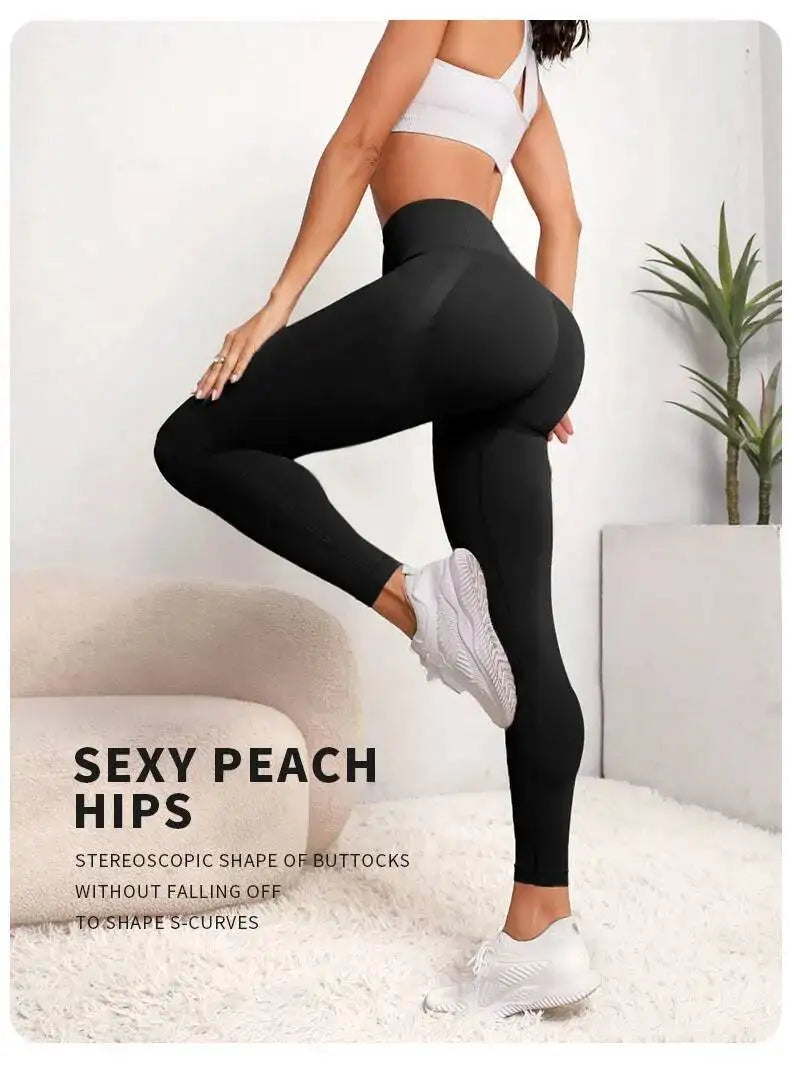 High Waist Seamless Compression Leggings for Women