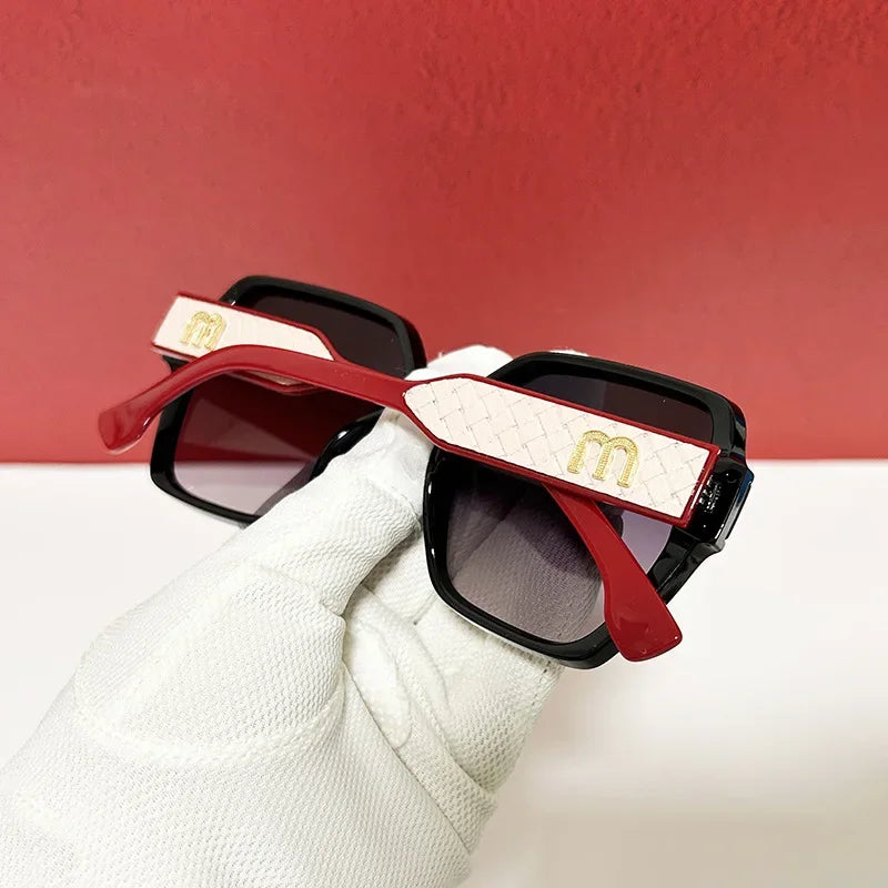 Oversized Square Gradient Sunglasses