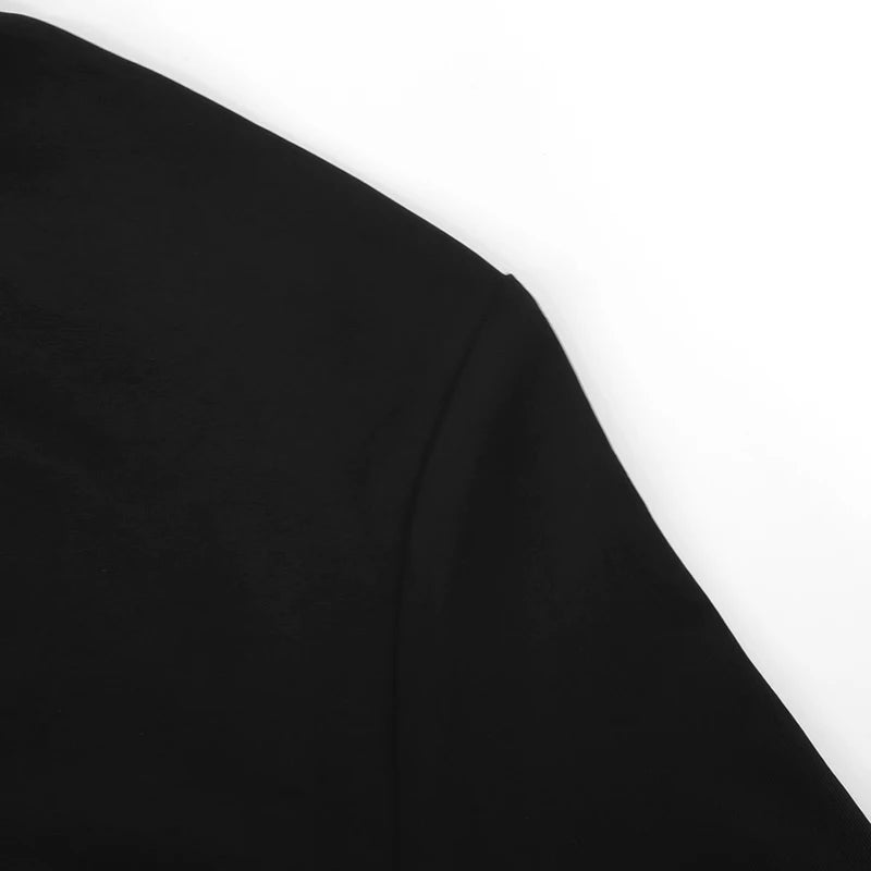 Women Dresses Autumn New Streetwear Fashion Long Sleeves Turtleneck Dress Black Sexy Hollow Out Lady Casual Slim Dress Clothing