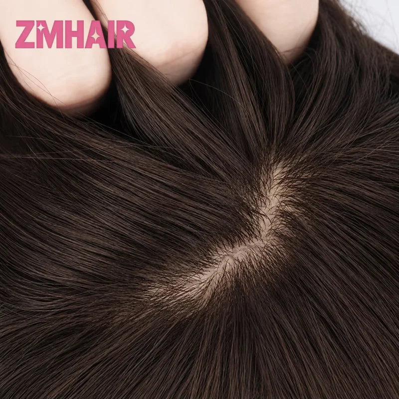Virgin Hair Body Wave Silk Base Wig With Baby Hair For Women