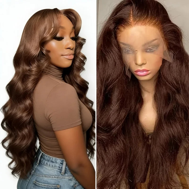 Glueless Body Wave Lace Front Human Hair Wig for Women