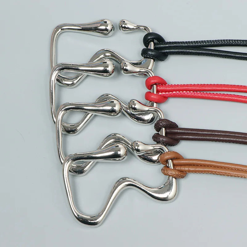 Fashion Braided Gold Knot Waist Chain Belt for Women