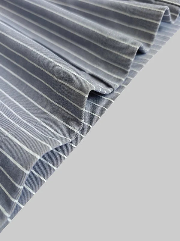 Gymystars Autumn New Women's Clothing Pant Sets Fashion Loose Lapel Blazer High Waisted Suit Pants Casual Stripes Two Pieces Set