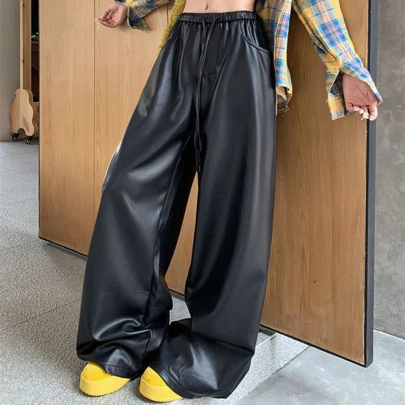 Elevated High Waist Casual Straight Leg Pants for Women