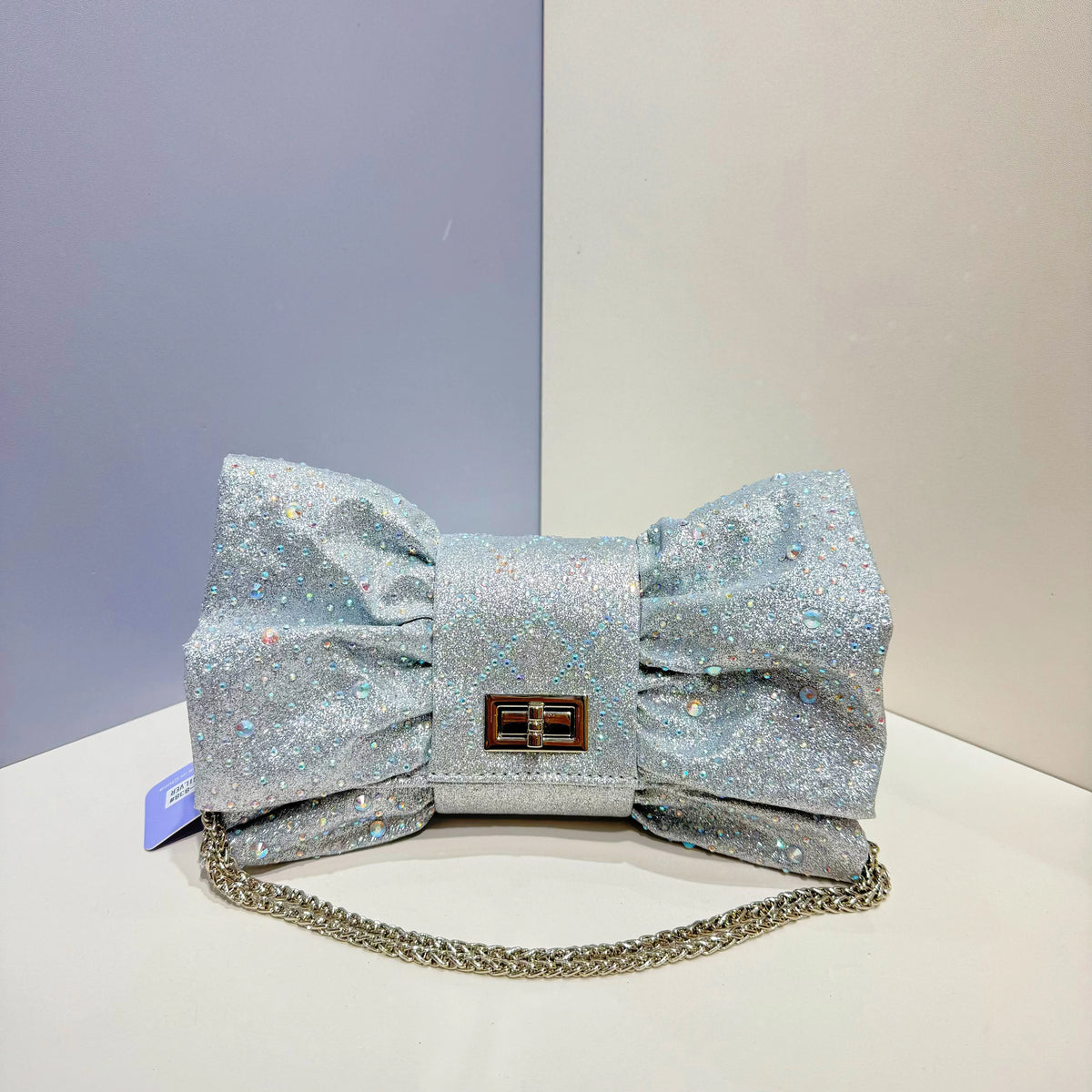 Butterfly Rhinestone Evening Clutch Bag With Chain for Women