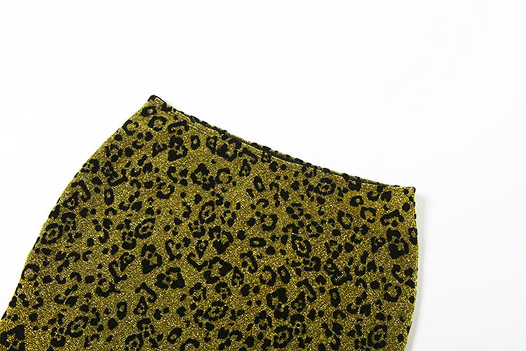 Cutenew Women 2 Piece Set Wild Fur Glitter Fluff Patchwork Cardigan Tops+Peach Hip Skirts Midnight Matching Hipster Clubwear