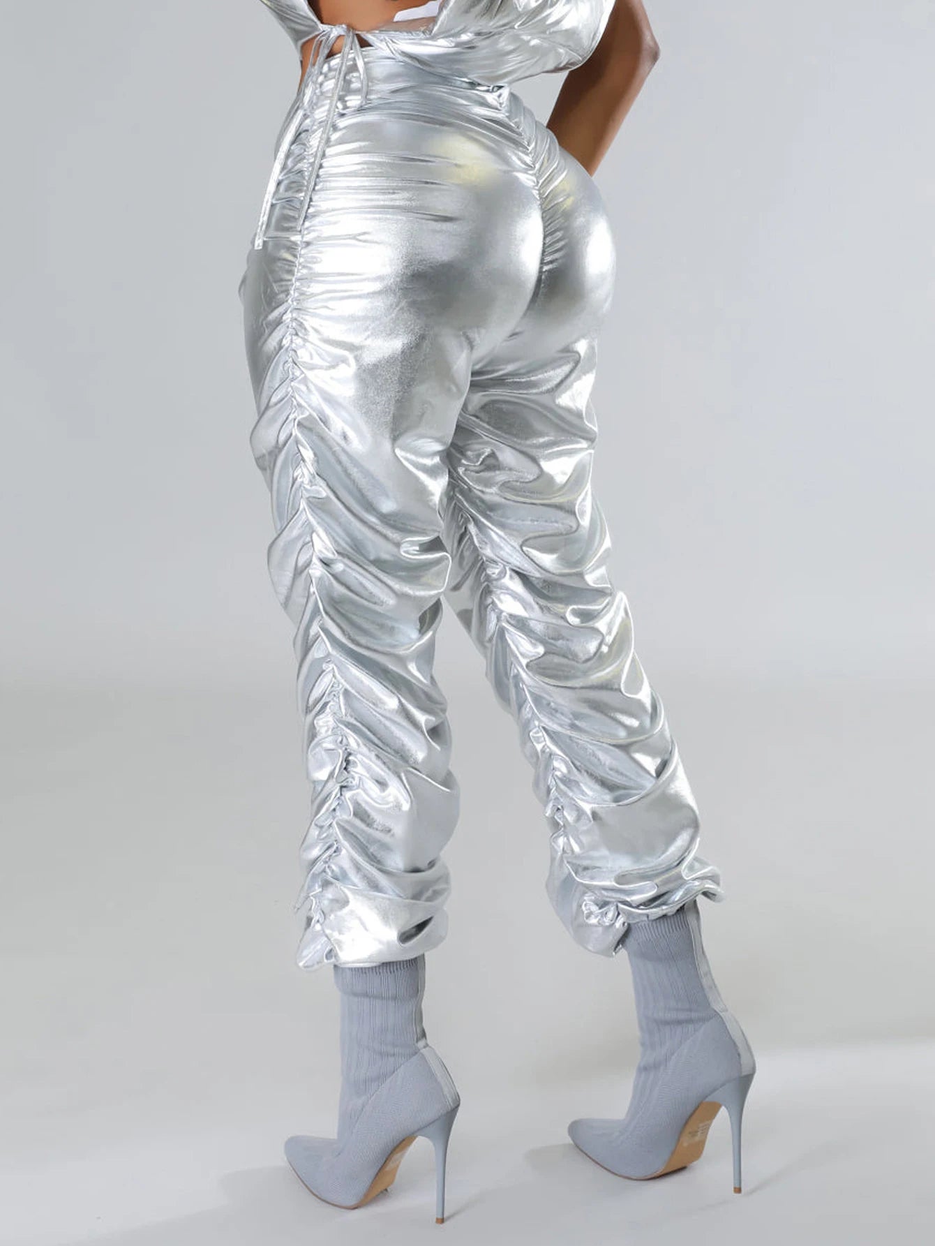 Mid Rise Disco Pants