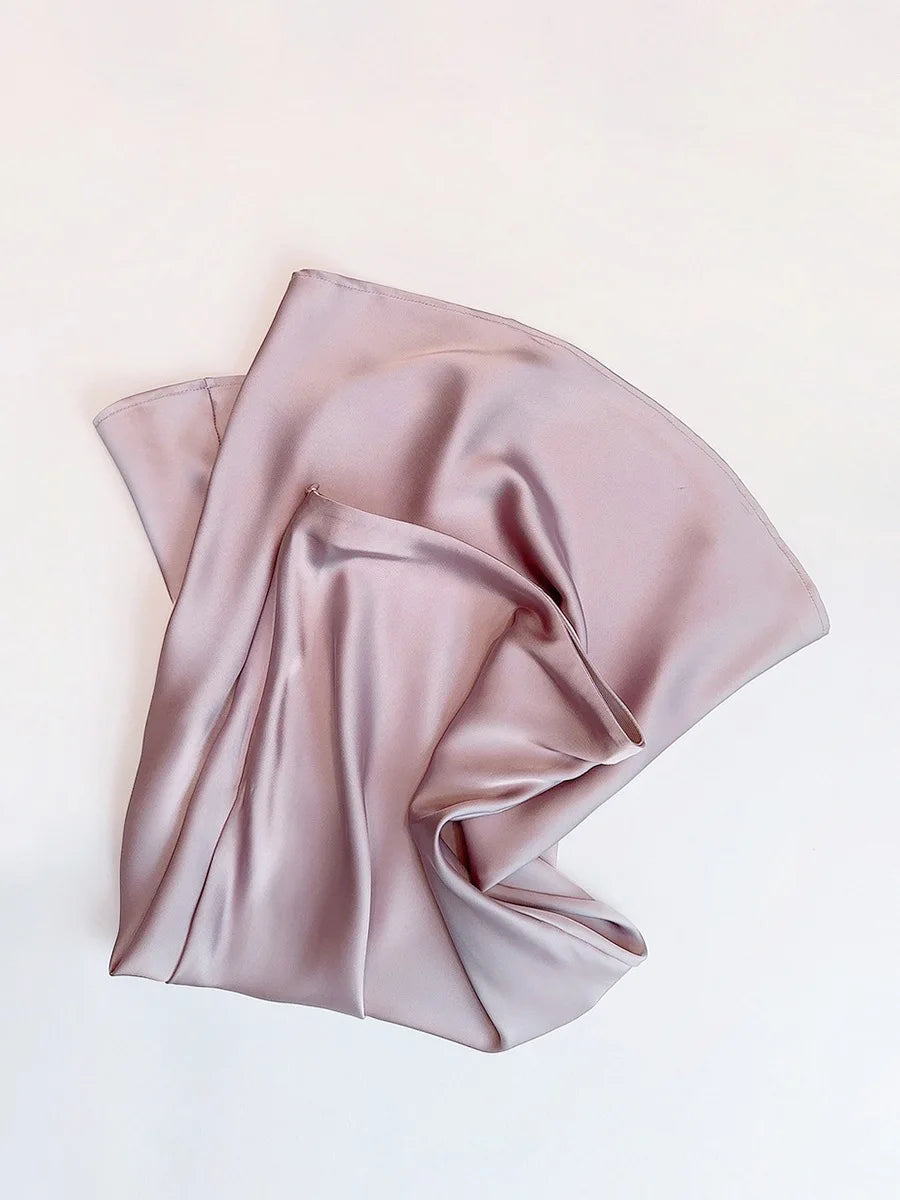 Chic Solid Color High-Waisted Fishtail Skirt for Women