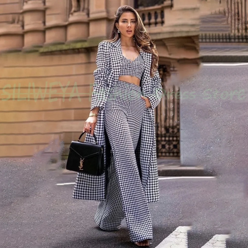 Houndstooth Tailored Suit
