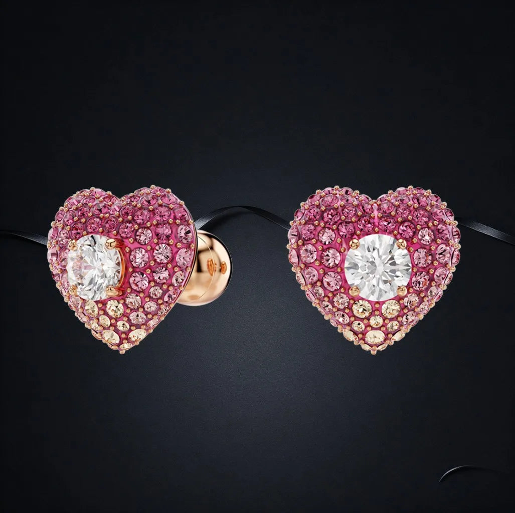Faceted Crystal Necklace And Earrings