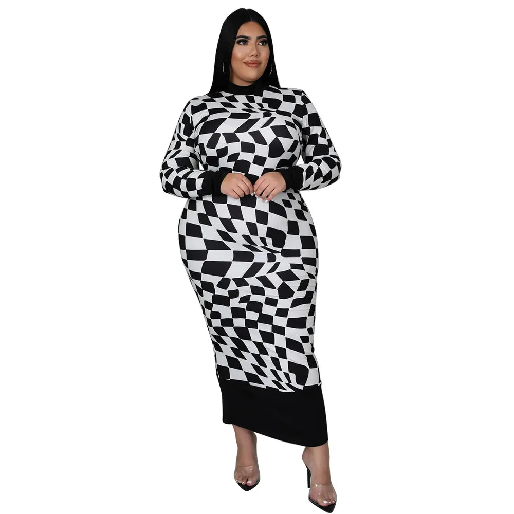 Colorful African Dashiki Print Traditional Dress for Women