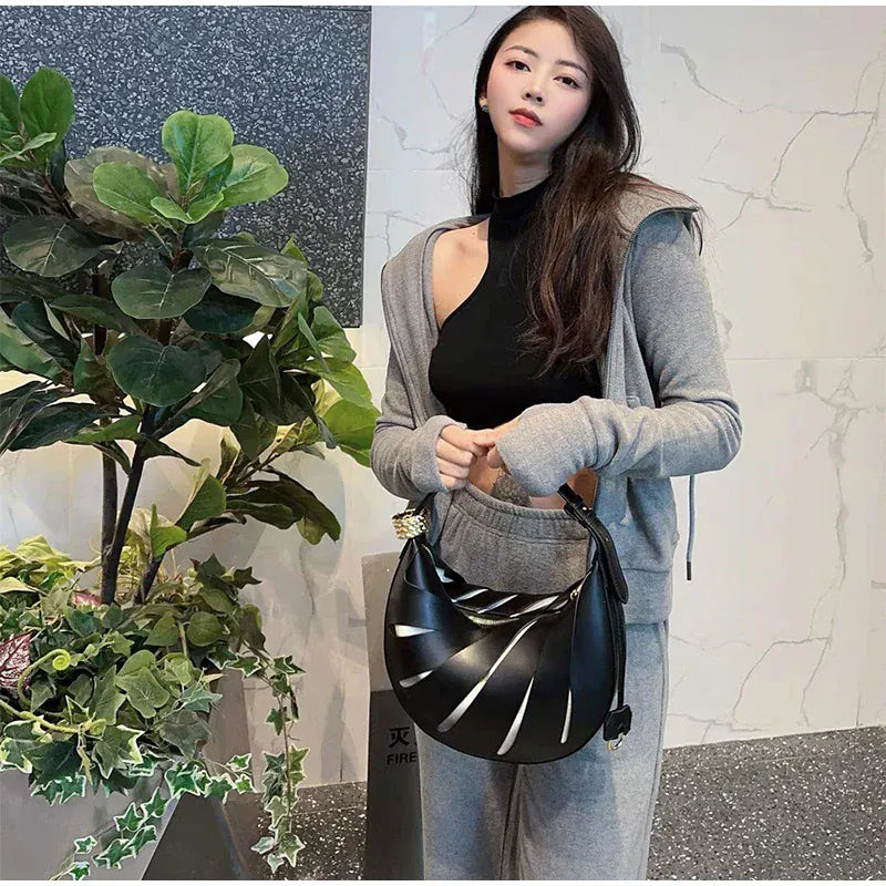 Lightweight Crescent Shoulder Bag