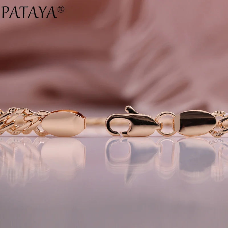 Rose Gold Tone Fine Chain Necklace