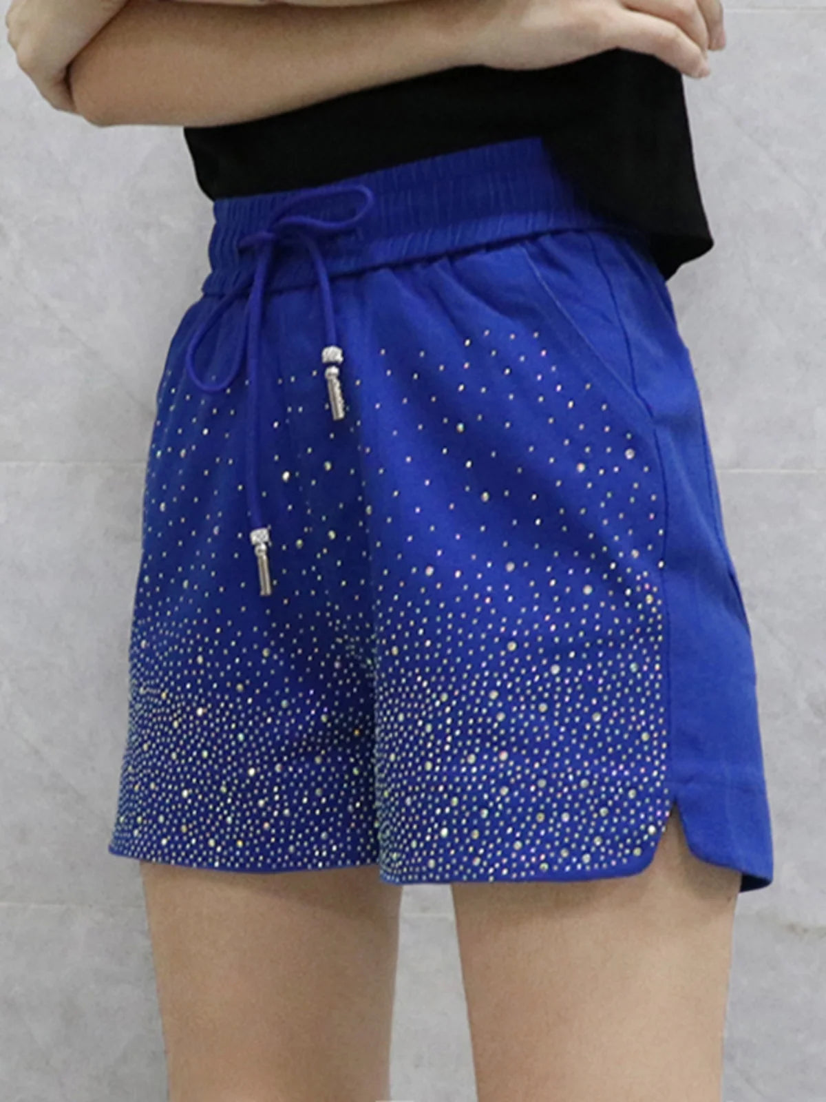 Lightweight High Waist Wide Leg Casual Shorts for Women