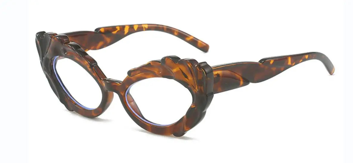 Anti Blue Light Green Cat Eye Reading Glasses For Women