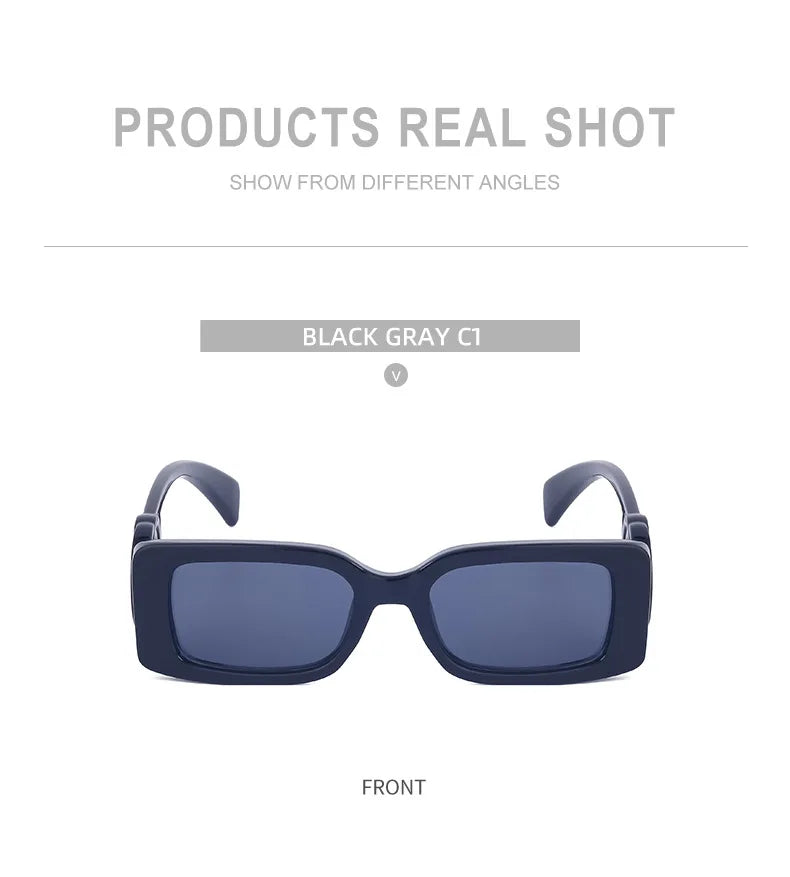 Oversized Square Gradient Sunglasses