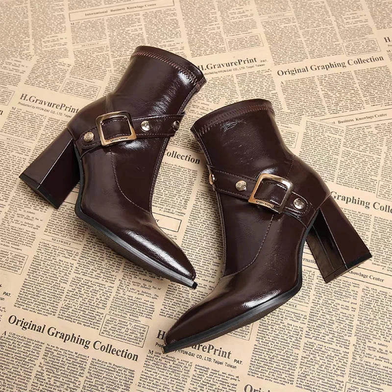 Pointed Toe Chelsea Boots