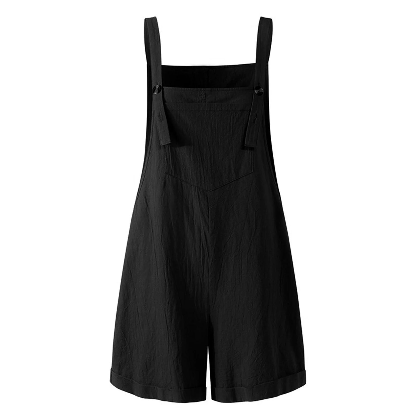 Loose Sleeveless Solid Color Casual Summer Romper for Women
