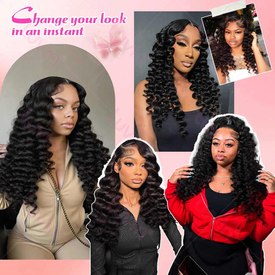 Long Deep Wave Hair Extensions