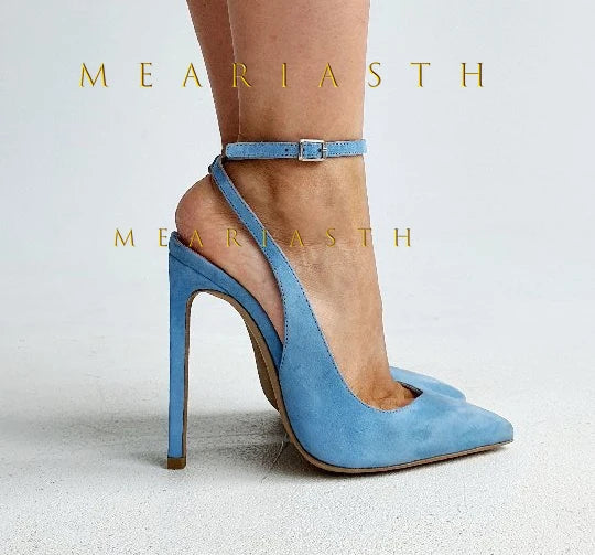 Elegant Patent Leather Pointed Toe Round Heel Pumps For Women