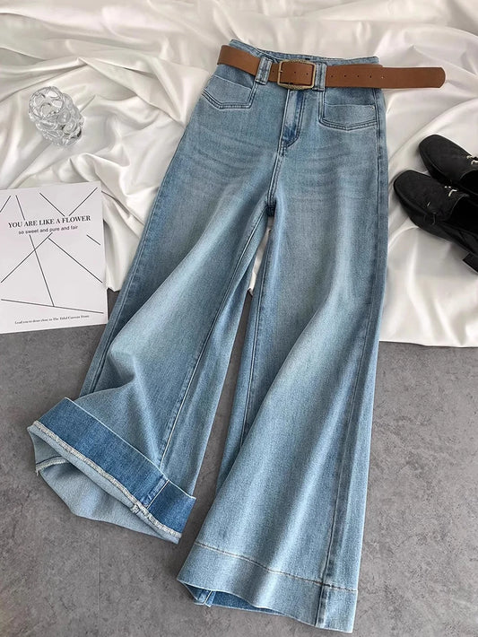 Korean Retro Micro Flare Jeans