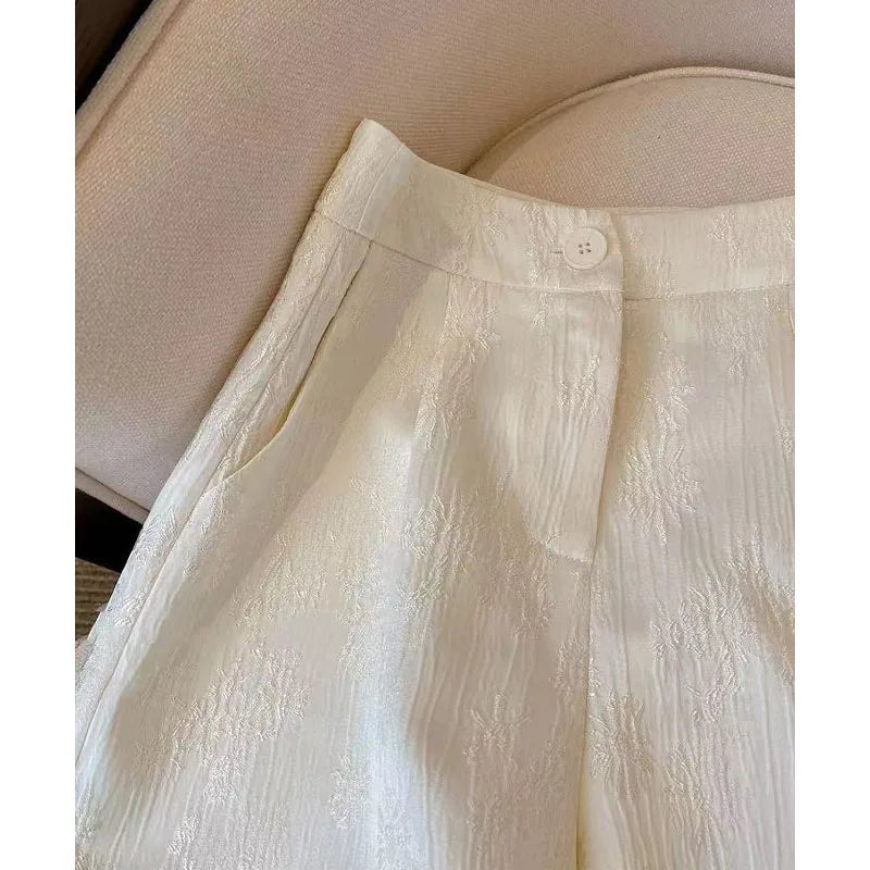 Soft High Waisted Relaxed Fit Casual Shorts For Women