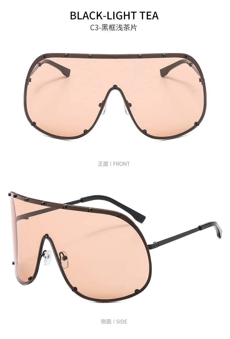 Large Frame Polarized Sunglasses